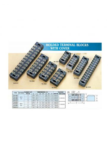 Molded Terminal Blocks With Cover, TB Series - Camsco Electric Co., Ltd.